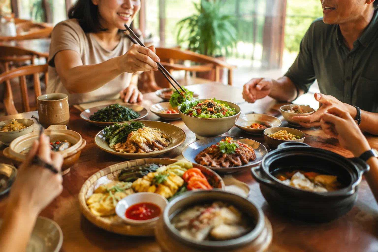 Thực đơn và trải nghiệm món ăn